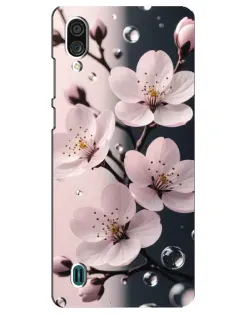 Чехол для ZTE Blade A51 Lite с картинкой «Нежная сакура и капли» Чехол для ZTE Blade A51 Lite с картинкой «Нежная сакура и капли»