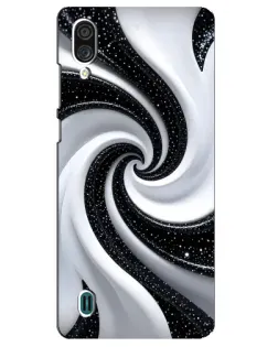 Чехол для ZTE Blade A51 Lite с картинкой «Черно-белая спираль» Чехол для ZTE Blade A51 Lite с картинкой «Черно-белая спираль»