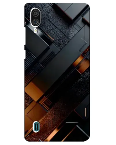 Чехол для ZTE Blade A51 Lite с картинкой «Черные геометрические блоки» Чехол для ZTE Blade A51 Lite с картинкой «Черные геометрические блоки»