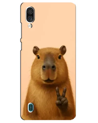 Чехол для ZTE Blade A51 Lite с картинкой «Капибара виктория»