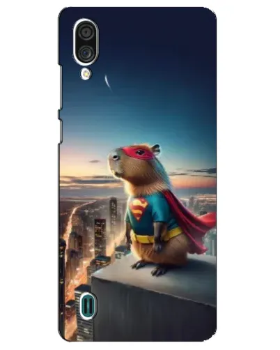 Чехол для ZTE Blade A51 Lite с картинкой «Капи-мен супергерой»