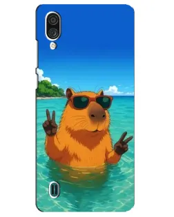 Чехол для ZTE Blade A51 Lite с картинкой «Морская капибара» Чехол для ZTE Blade A51 Lite с картинкой «Морская капибара»
