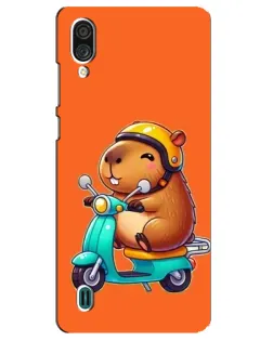 Чехол для ZTE Blade A51 Lite с картинкой «Капибара на скутере» Чехол для ZTE Blade A51 Lite с картинкой «Капибара на скутере»