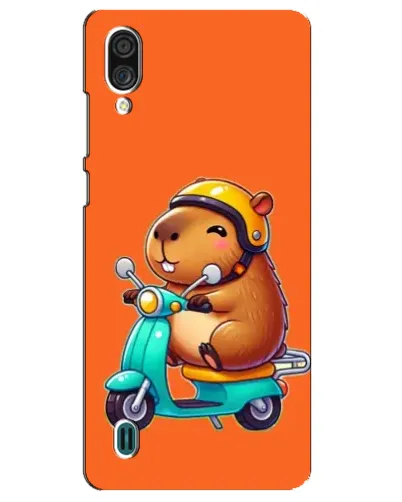 Чехол для ZTE Blade A51 Lite с картинкой «Капибара на скутере»