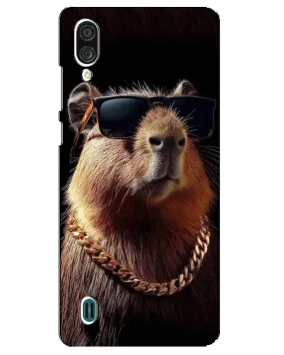 Чехол для ZTE Blade A51 Lite с картинкой «Капибара золотая цепь»