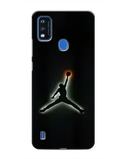 Чехол для ZTE Blade A51 с картинкой «Jordan Gradient Logo»