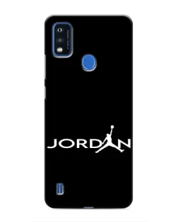 Чехол для ZTE Blade A51 с картинкой «Jordan White Logo»