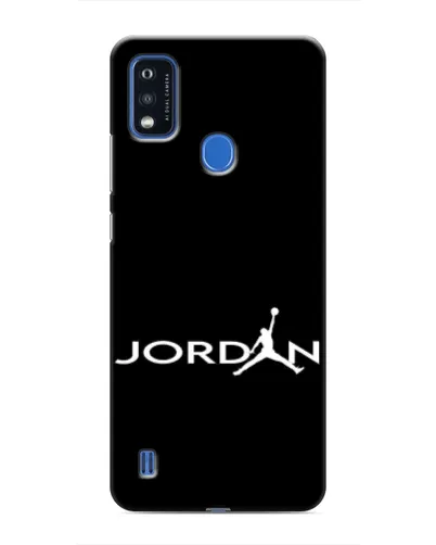 Чехол для ZTE Blade A51 с картинкой «Jordan White Logo»