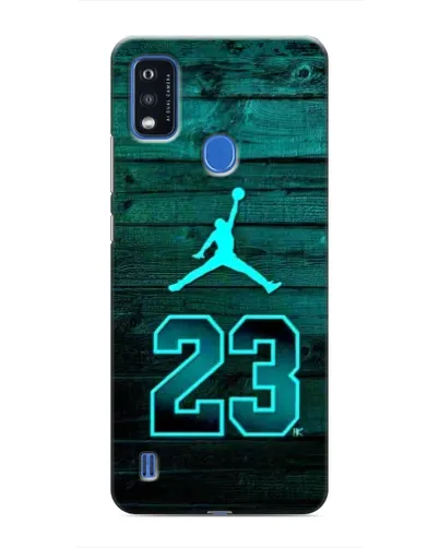 Чехол для ZTE Blade A51 с картинкой «Jordan Cyan 23»