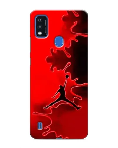 Чехол для ZTE Blade A51 с картинкой «Jordan Red Smoke»