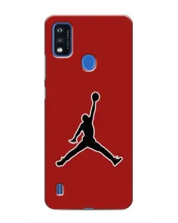 Чехол для ZTE Blade A51 с картинкой «Jordan Red Back»