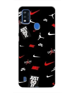 Чехол для ZTE Blade A51 с картинкой «Nike Mix Pattern»