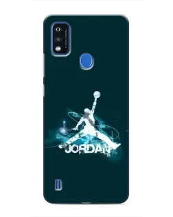 Чехол для ZTE Blade A51 с картинкой «Jordan Blue Fire»