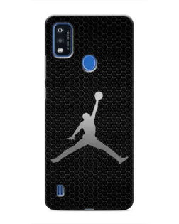 Чехол для ZTE Blade A51 с картинкой «Jordan Dark Carbon»