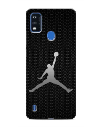 Чехол для ZTE Blade A51 с картинкой «Jordan Dark Carbon»