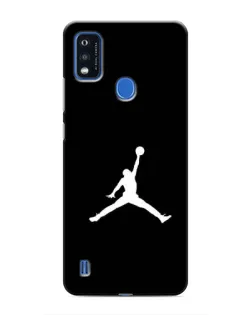 Чехол для ZTE Blade A51 с картинкой «Jordan Silhouette»
