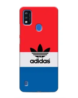 Чехол для ZTE Blade A51 с картинкой «Ретро блоки Adidas»