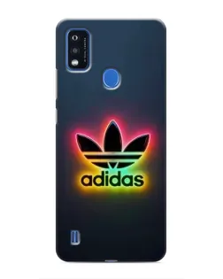 Чехол для ZTE Blade A51 с картинкой «Неоновый Adidas»