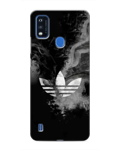 Чехол для ZTE Blade A51 с картинкой «Абстрактный дым Adidas»