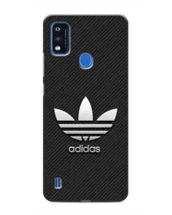 Чехол для ZTE Blade A51 с картинкой «Adidas Карбоновая текстура»
