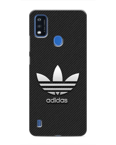 Чехол для ZTE Blade A51 с картинкой «Adidas Карбоновая текстура»