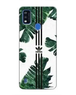 Чехол для ZTE Blade A51 с картинкой «Пальмовые листья адидас»