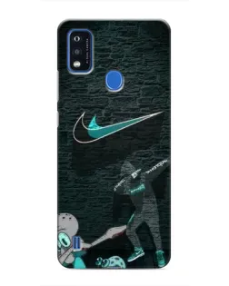 Чехол для ZTE Blade A51 с картинкой «Спортивный арт Nike»