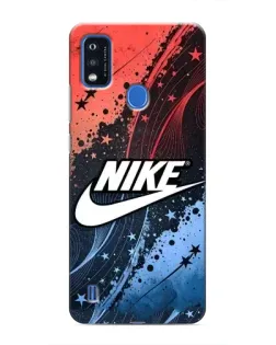 Чехол для ZTE Blade A51 с картинкой «Градиентный принт Найк»
