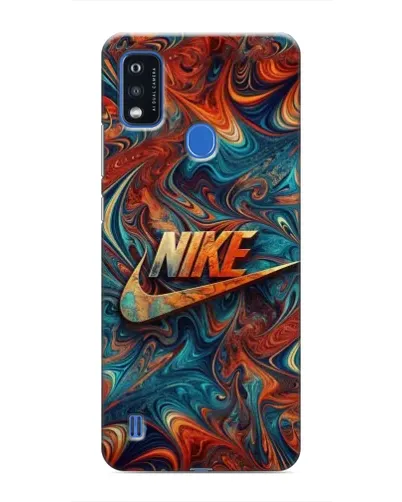 Чехол для ZTE Blade A51 с картинкой «Nike в абстракции»