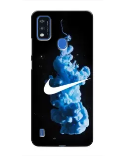 Чехол для ZTE Blade A51 с картинкой «Nike и синий дым»