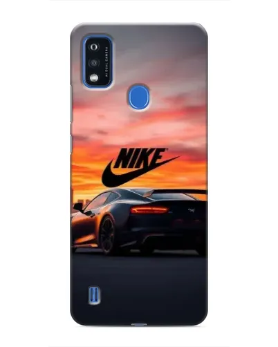 Чехол для ZTE Blade A51 с картинкой «Nike и суперкар»