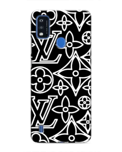 Чехол для ZTE Blade A51 с картинкой «Черно-белый узор LV» Чехол для ZTE Blade A51 с картинкой «Черно-белый узор LV»