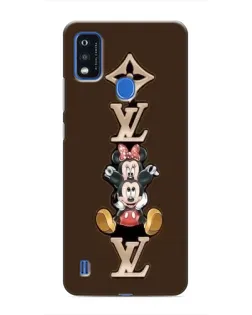 Чехол для ZTE Blade A51 с картинкой «LV и Микки Маус»