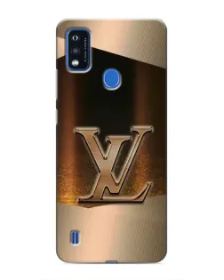 Чехол для ZTE Blade A51 с картинкой «LV — золотое сияние»