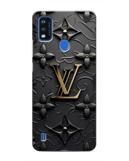 Чехол для ZTE Blade A51 с картинкой «Кожаная текстура LV»
