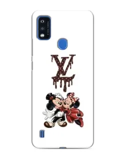 Чехол для ZTE Blade A51 с картинкой «LV и Микки Маус»