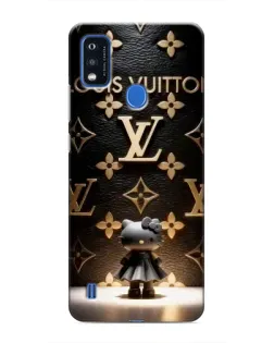 Чехол для ZTE Blade A51 с картинкой «Монограмма с фигурой»