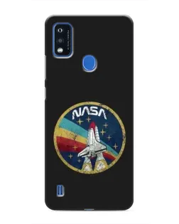 Чехол для ZTE Blade A51 с картинкой «NASA — эмблема миссии»