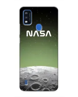 Чехол для ZTE Blade A51 с картинкой «NASA — лунный градиент»
