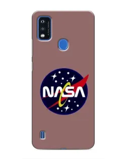 Чехол для ZTE Blade A51 с картинкой «NASA — ретро космос»
