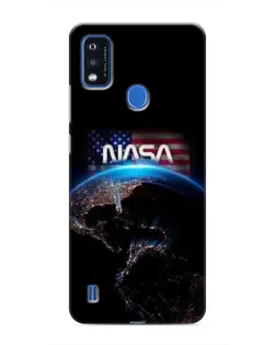 Чехол для ZTE Blade A51 с картинкой «Земля из космоса NASA»