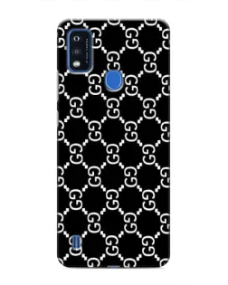 Чехол для ZTE Blade A51 с картинкой «Gucci — сетчатый паттерн»