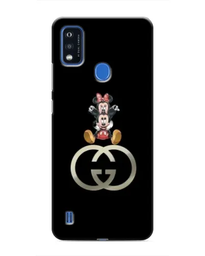 Чехол для ZTE Blade A51 с картинкой «Минни Маус на лого»