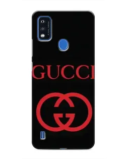 Чехол для ZTE Blade A51 с картинкой «Gucci — красный логотип»