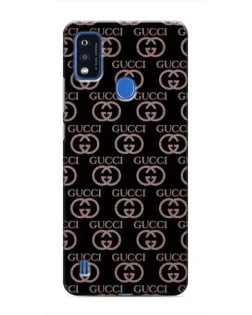 Чехол для ZTE Blade A51 с картинкой «Классическая монограмма Gucci»
