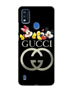 Чехол для ZTE Blade A51 с картинкой «Gucci — герои Disney»