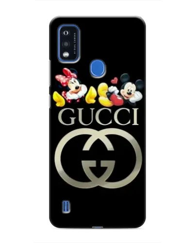 Чехол для ZTE Blade A51 с картинкой «Gucci — герои Disney»