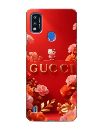 Чехол для ZTE Blade A51 с картинкой «Gucci — золотой сад»