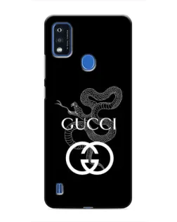 Чехол для ZTE Blade A51 с картинкой «Gucci — серебряная змея»