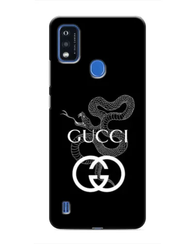 Чехол для ZTE Blade A51 с картинкой «Gucci — серебряная змея»